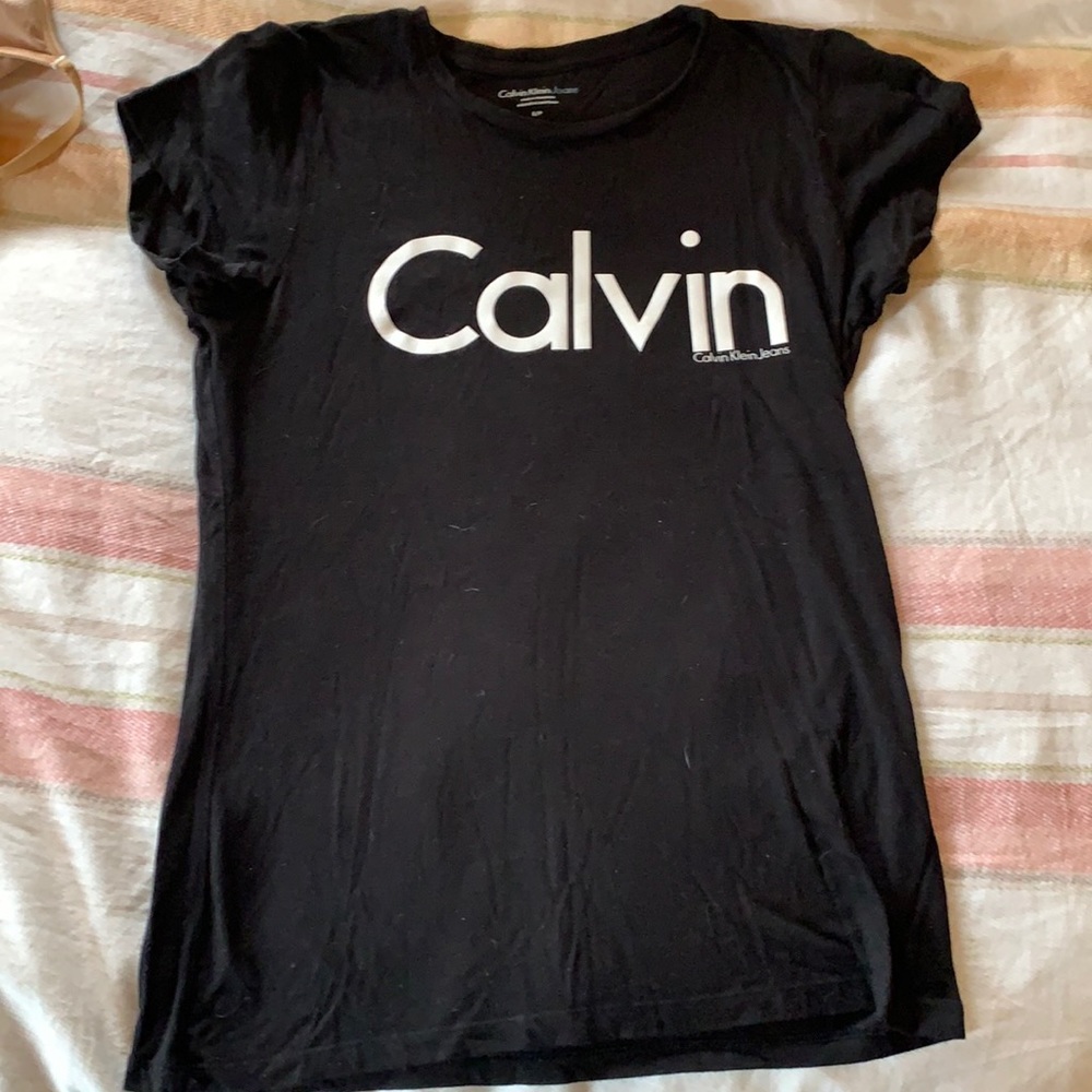 Calvin Klein black cotton t shirt S/P